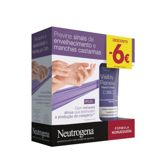Neutrogena Mãos Antienv SPF20 75mLx2 -6€