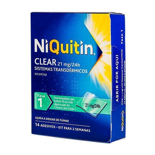 Niquitin Clear 21mg/24h Saqueta 14 uni