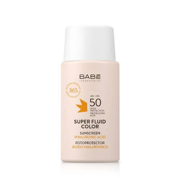 Babe Super Fluid Solar Facial C/ Cor SPF50 50mL