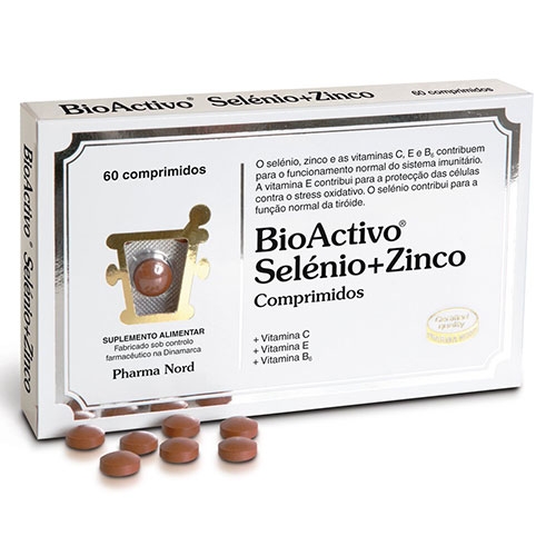 Bioactivo Selénio Zinco 60comp