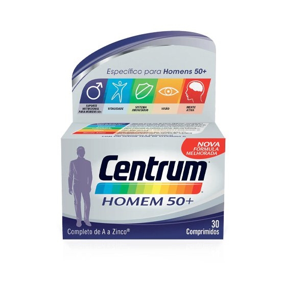 Centrum Homem 50+ x 30comp