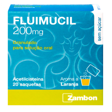 Fluimucil 200mg 20 saquetas