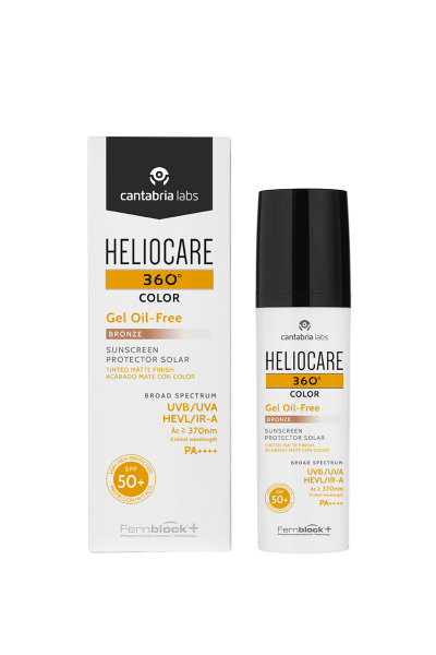 Heliocare 360 Oil Free Gel Mate 50+ Bronze 50mL