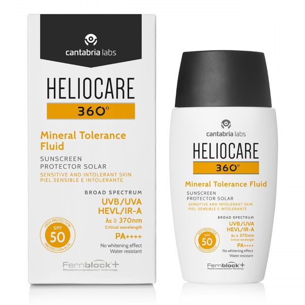 Heliocare 360 Mineral Tolerance Fluid SPF50+ 50mL