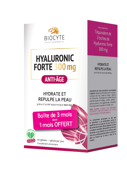 Hyaluronic Forte 300mg 30cápsx3 (1mês Oferta)