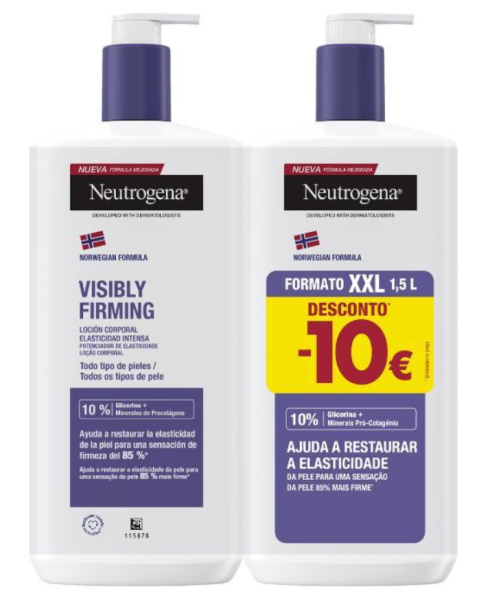 Neutrogena Corpo Loção Refirmante 750mLx2 -10€