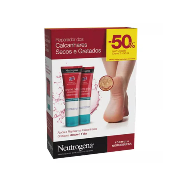 Neutrogena Pé Creme Calc Gretado 50mLx2 -50% 2ªuni