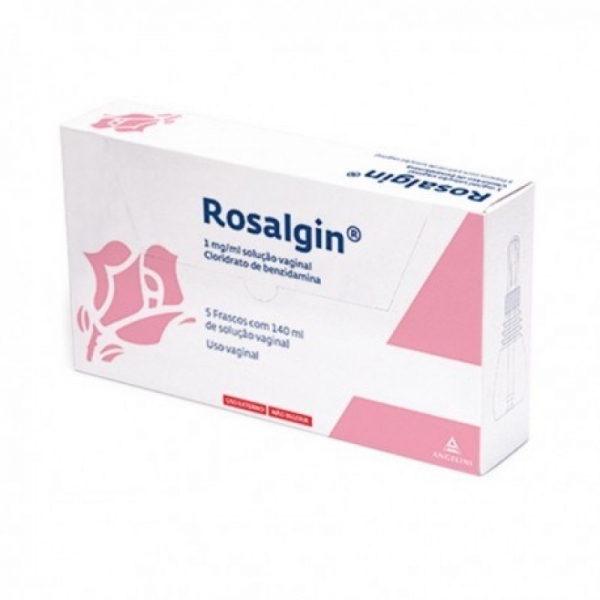 Rosalgin 5 frascos sol vaginal