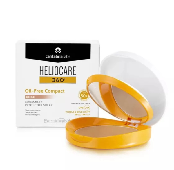 Heliocare 360 Compacto Oil Free SPF50+ Beige