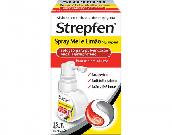 Strepfen Spray Mel e Limão 15mL