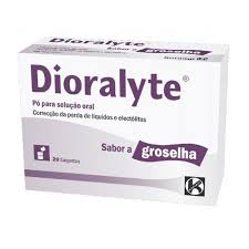 Dioralyte Groselha 20 saquetas