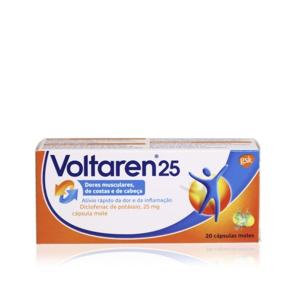 Voltaren 25mg 20 cáps moles